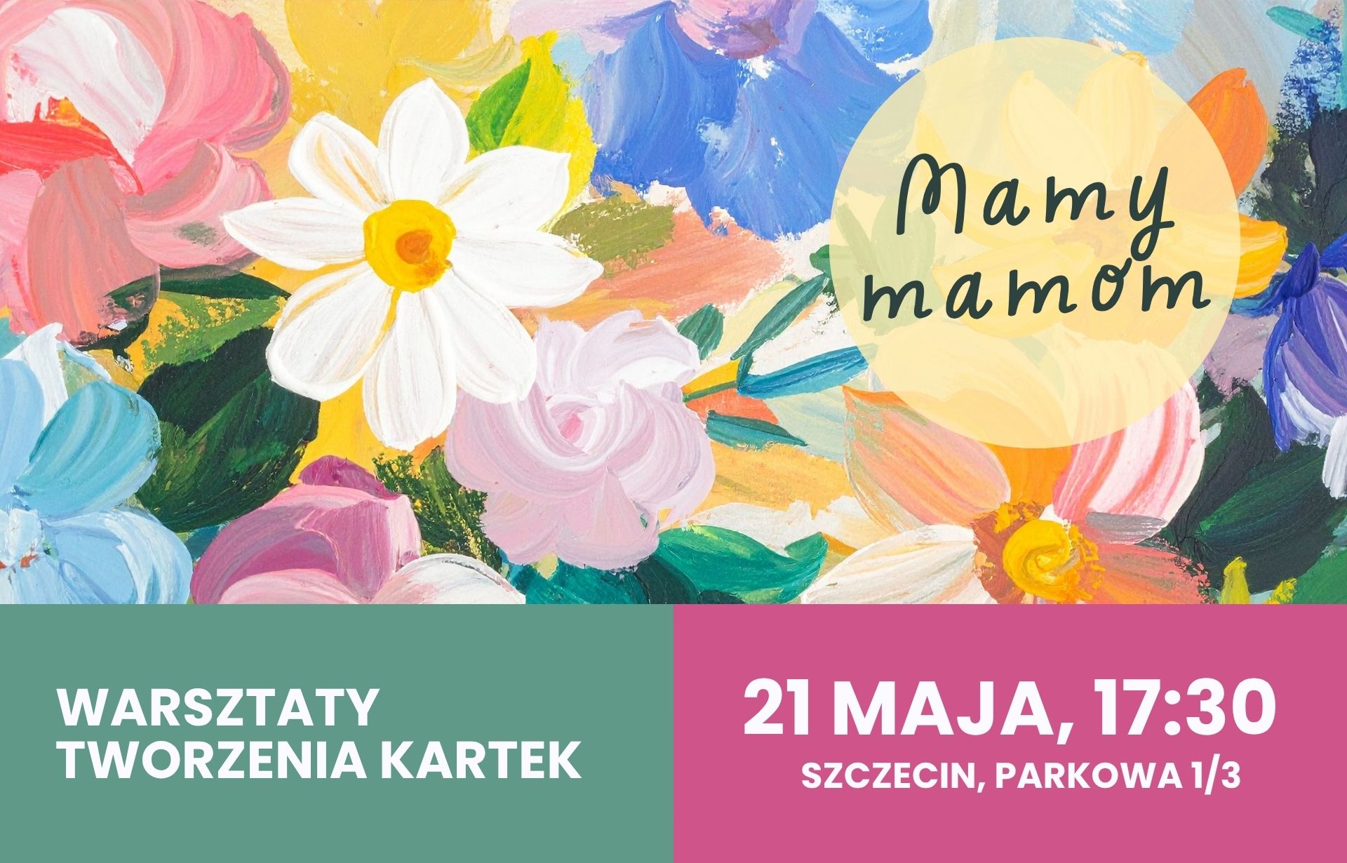 Warsztaty tworzenia kartek - Mamy mamom
