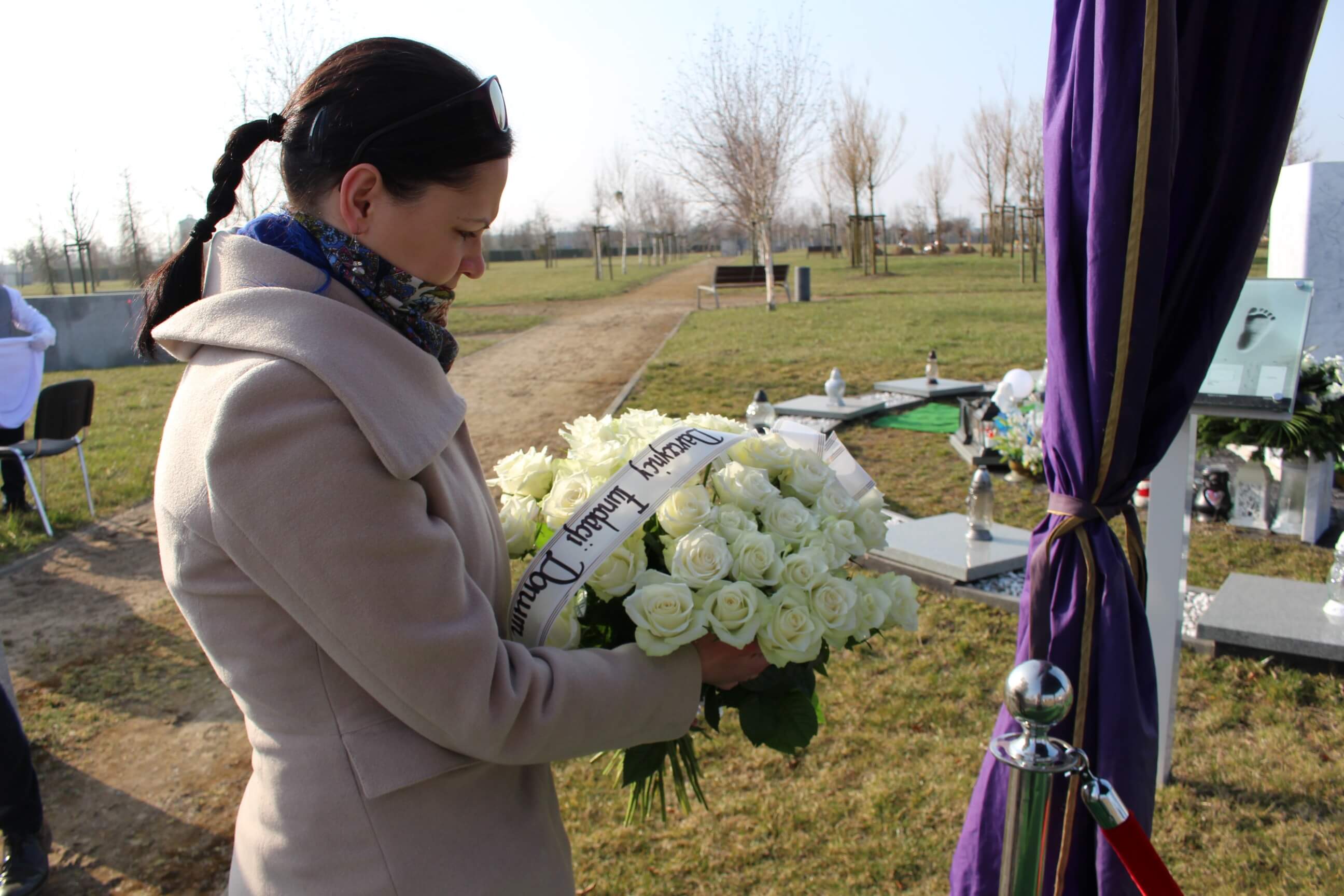 marzec 2022, pogrzeb Dzieci Utraconych w Szczecinie