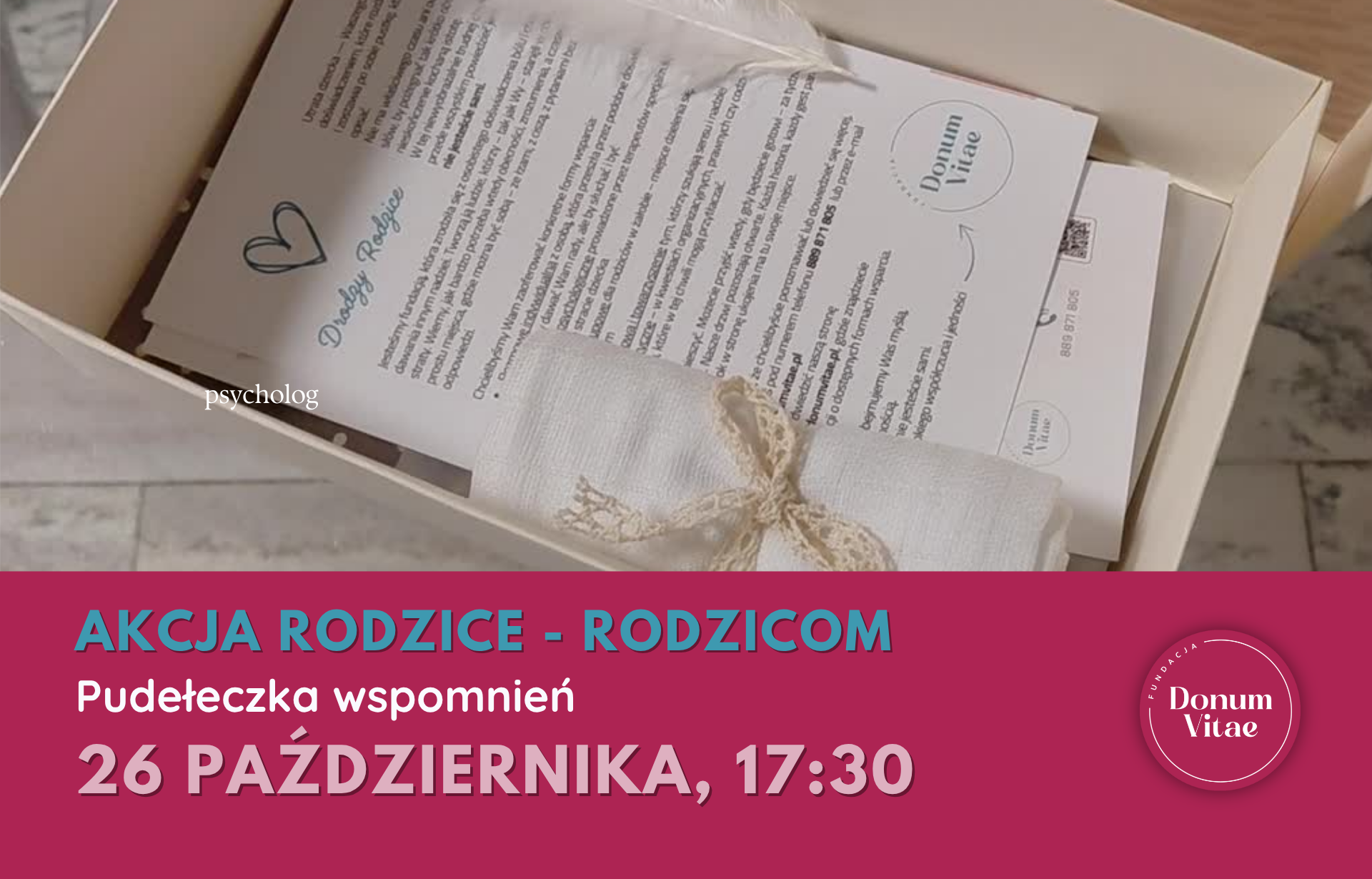 Akcja "Rodzice Rodzicom" - Pudełeczka Wspomnień