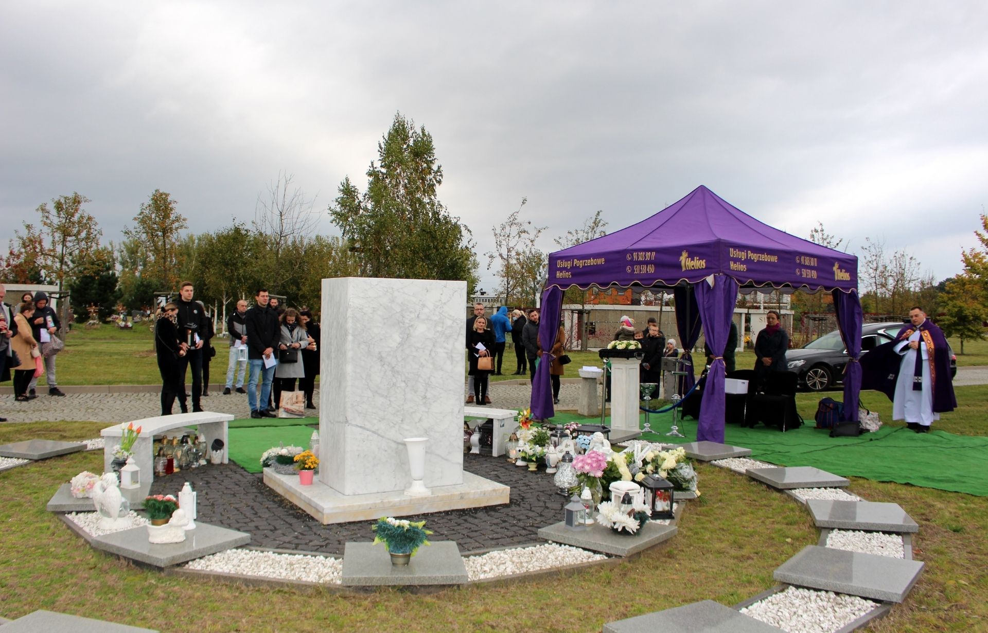 Pogrzeb dzieci utraconych na cmentarzu w Szczecinie